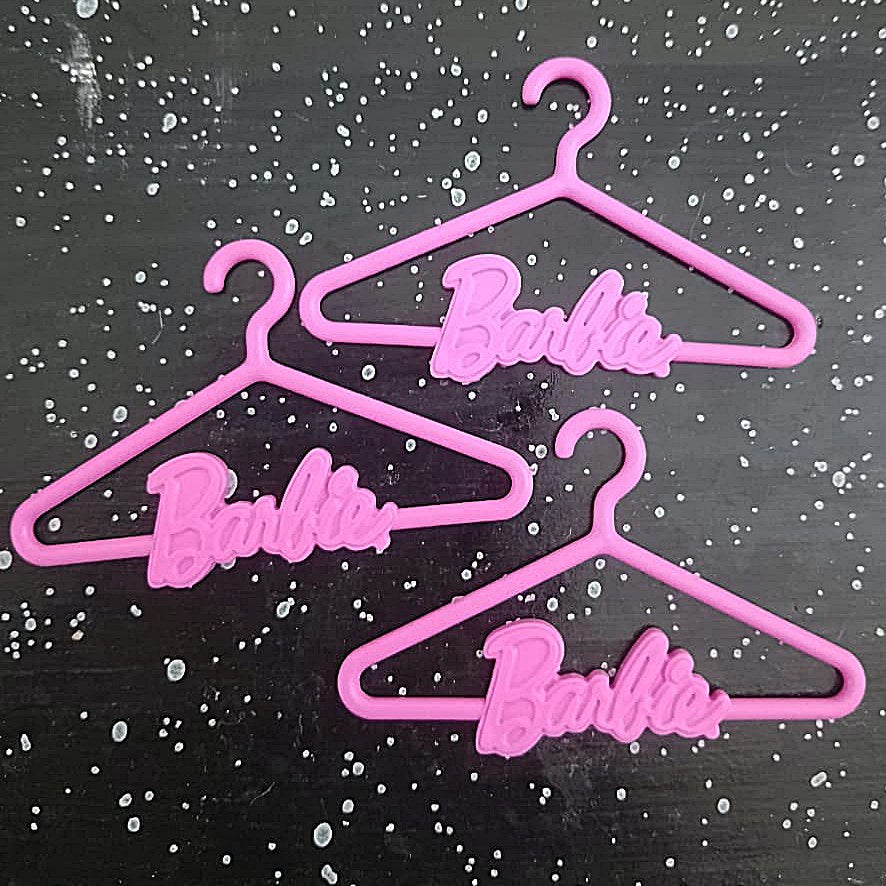 Mattel Barbie Doll Accessories Pink Hanger