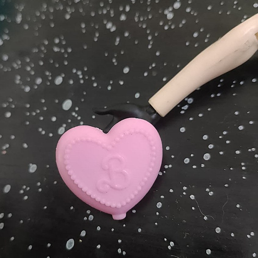 Barbie Doll Accessories Heart Shaped Blush On / Eyeshadow Makeup Palette