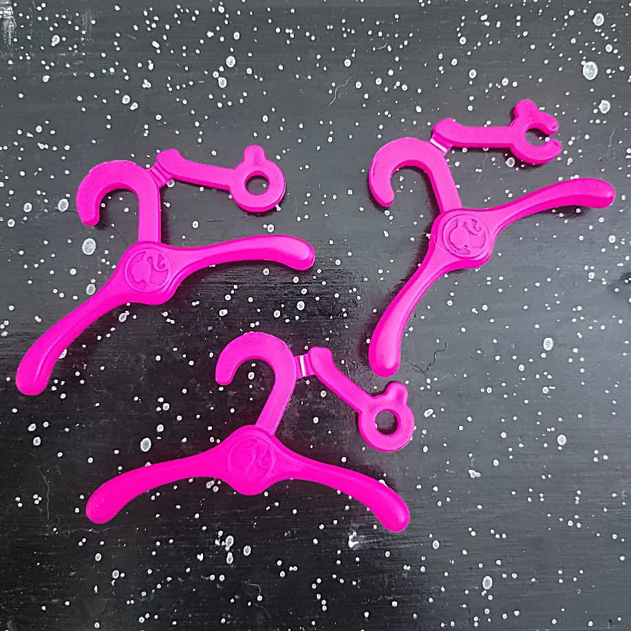 Mattel Barbie Doll Accessories Pink Hanger