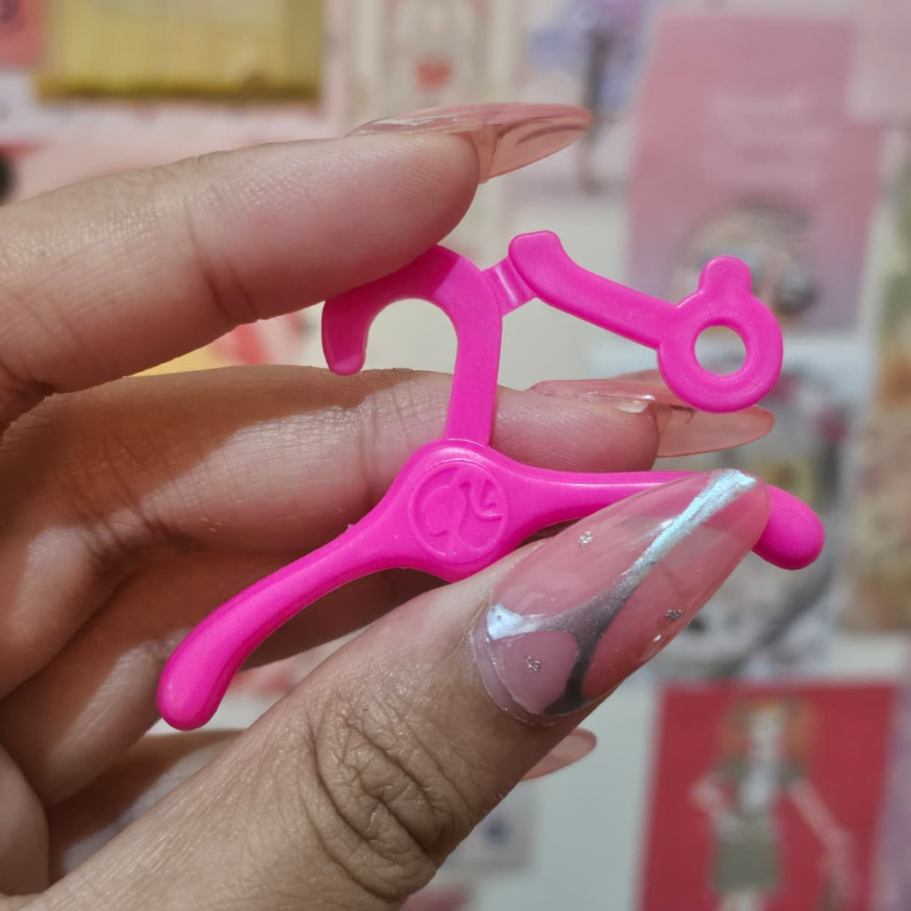 Mattel Barbie Doll Accessories Pink Hanger